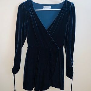 Urban Outfitters Velour Romper!